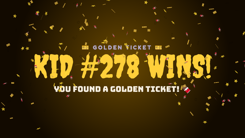 A golden ticket on the TV